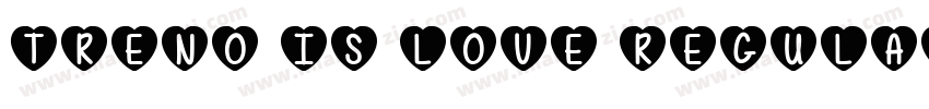Treno is love Regula字体转换